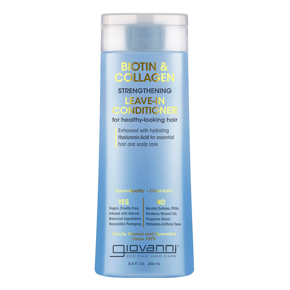 Giovanni Biotin And Collagen Leave In Conditioner, 8.5 Oz